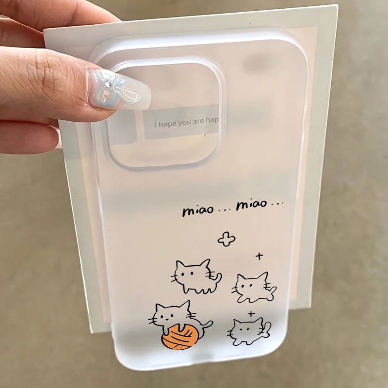 Phone Accessories To Sell - Cute Black Cat Pattern Phone Case