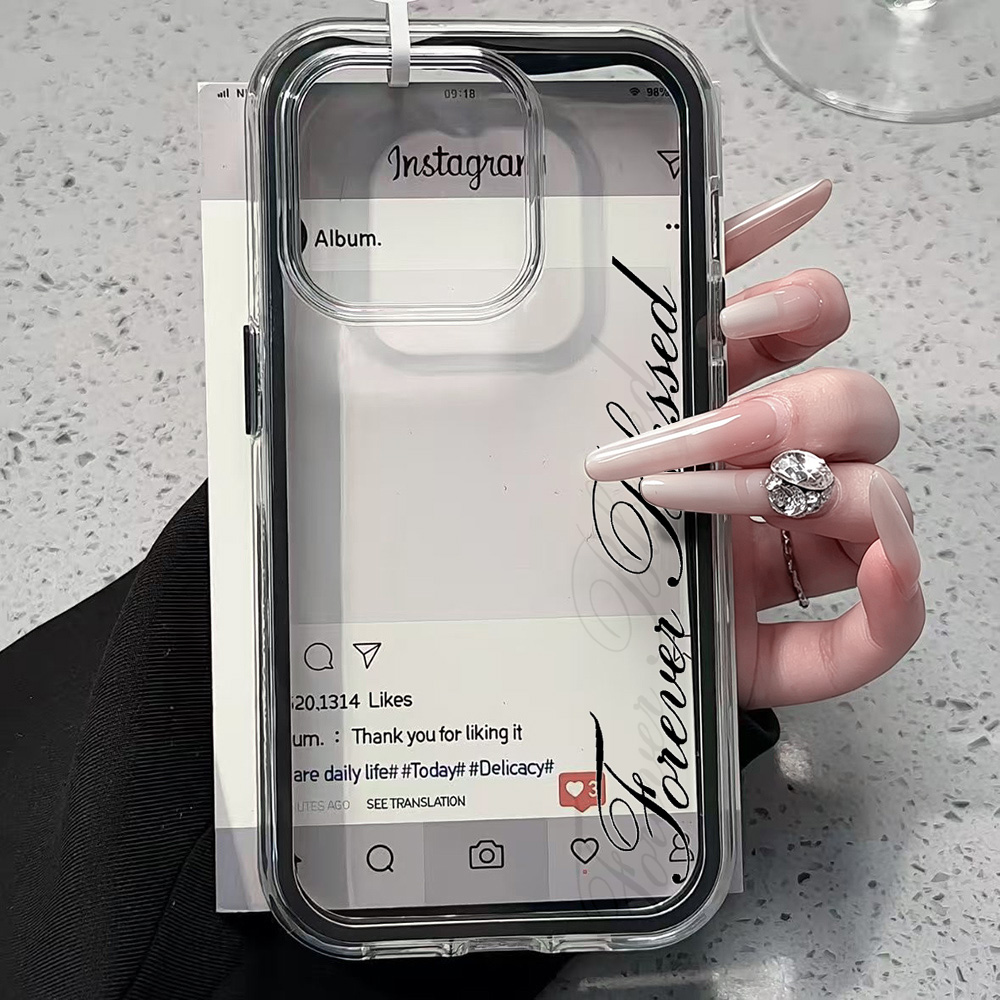 Phone Accessories To Sell - Forever Blessed Simple Clear Phone Case