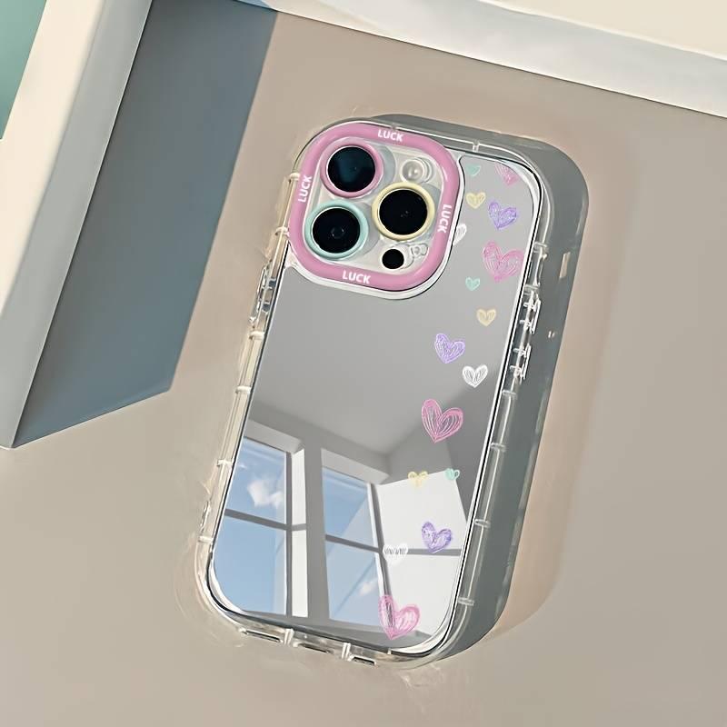 Phone Accessories To Sell - Nice Heart Makeup Mirror Phone Case