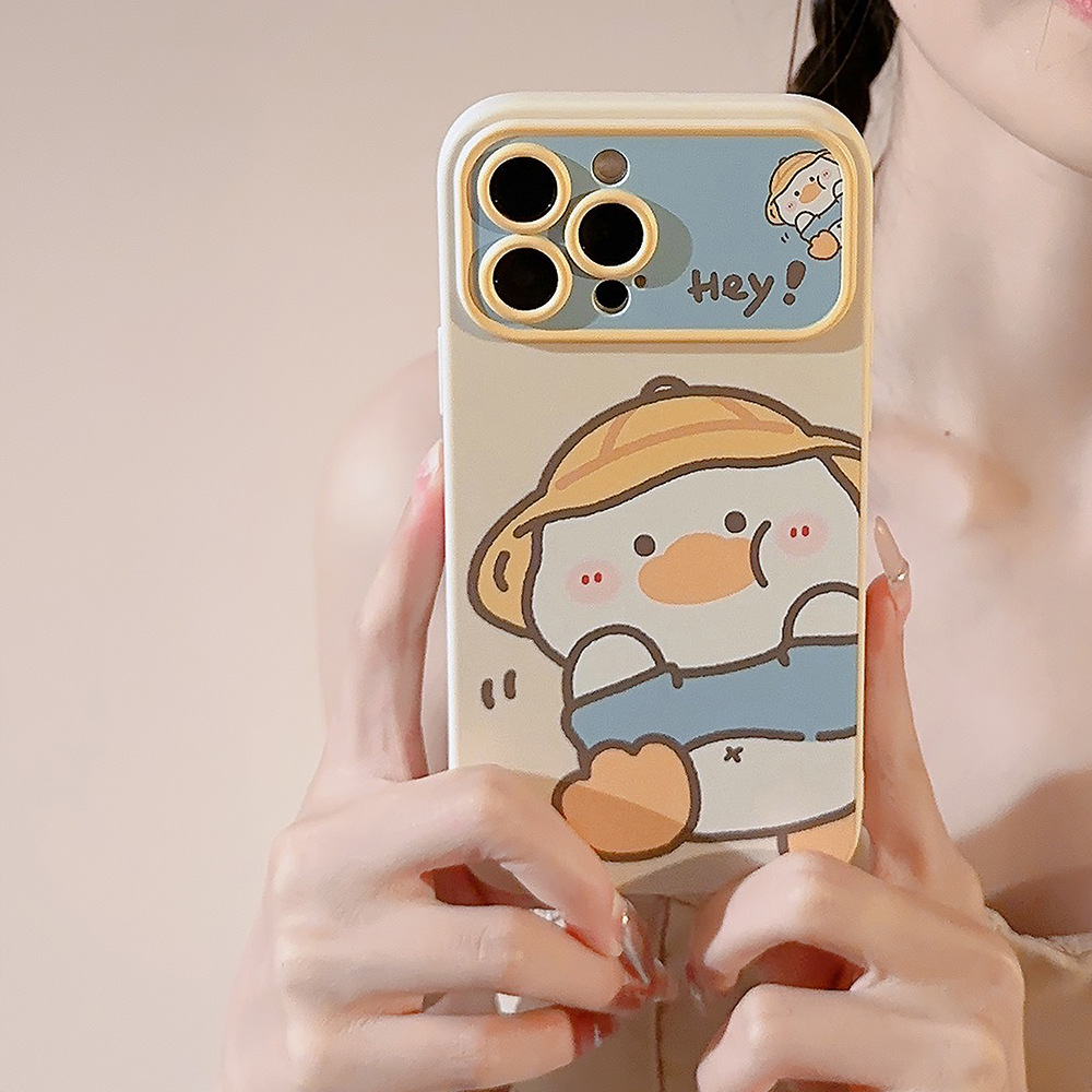 Phone Accessories Iphone - Korean Cartoon Yellow Duck Phone Case