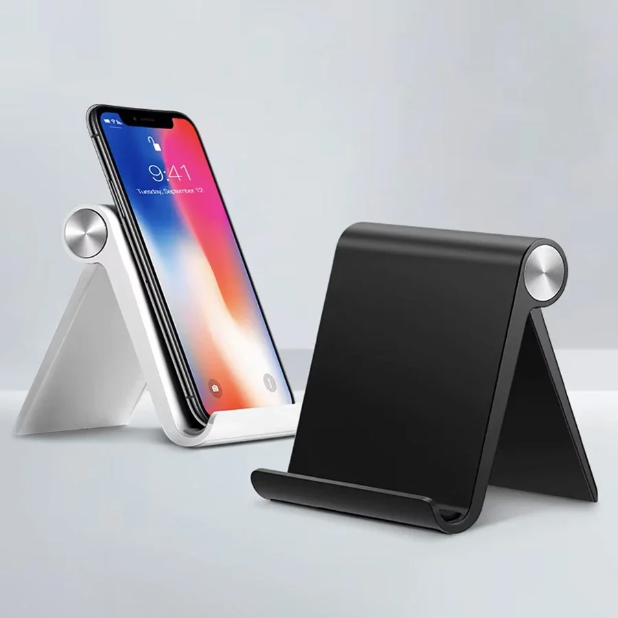 Desk Phone Stand - Adjustable Foldable Phone Holder Stand Portable