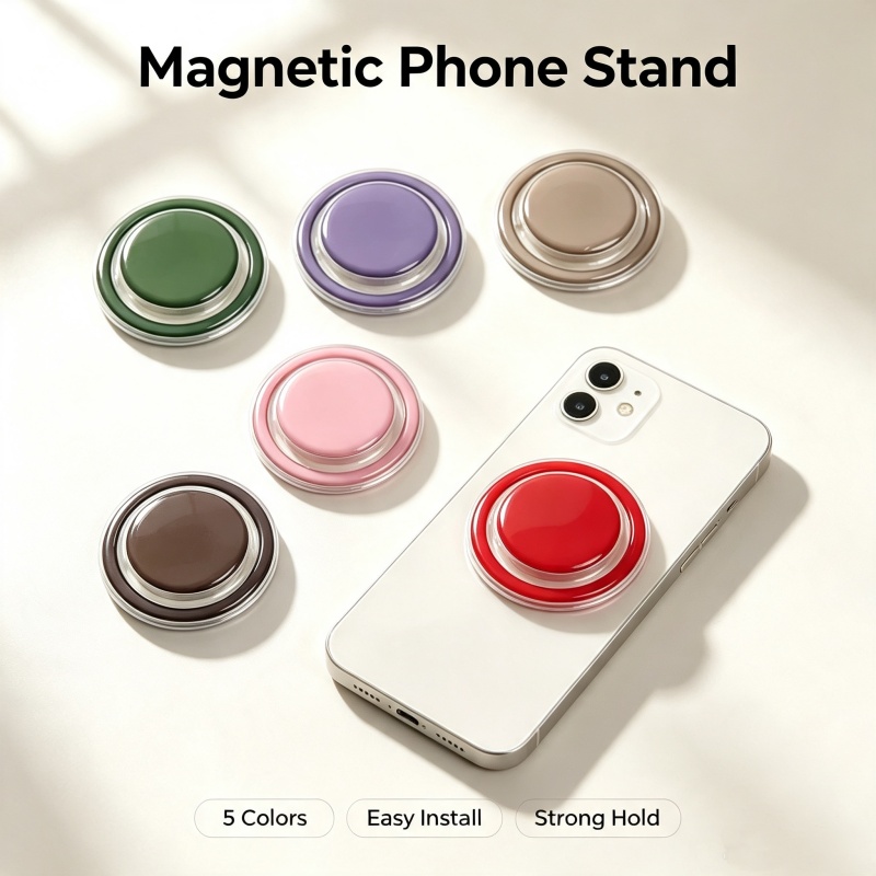 Phone Accessories Vendor - Magnetic Folding Phone Grip Holder Socket