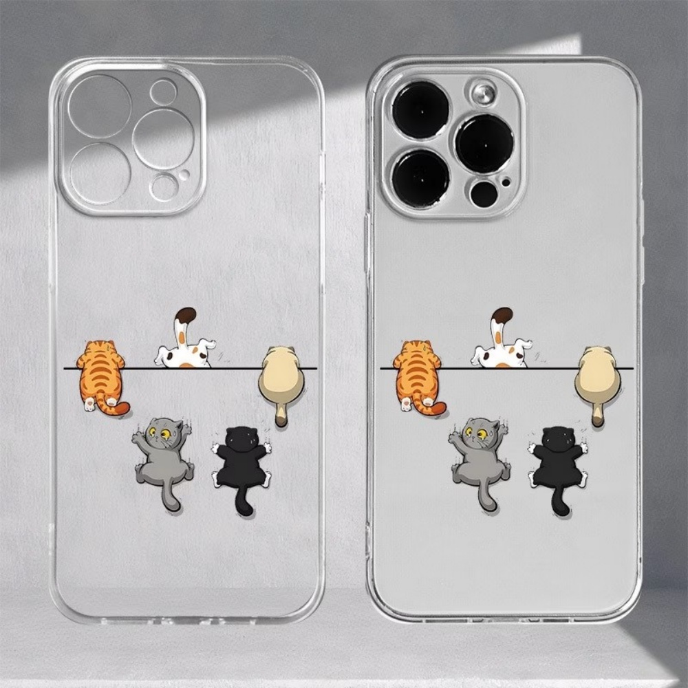 Phone Accessories Iphone - Five Cute Cat Pattern Phone Case