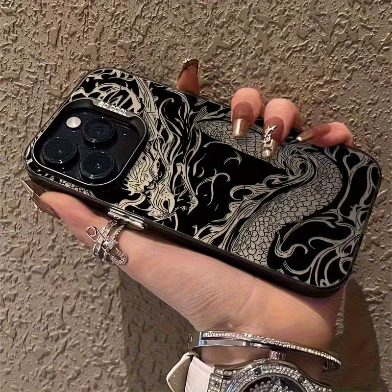 Phone Accessories To Sell - Dragon Totem Pattern Phone Case For