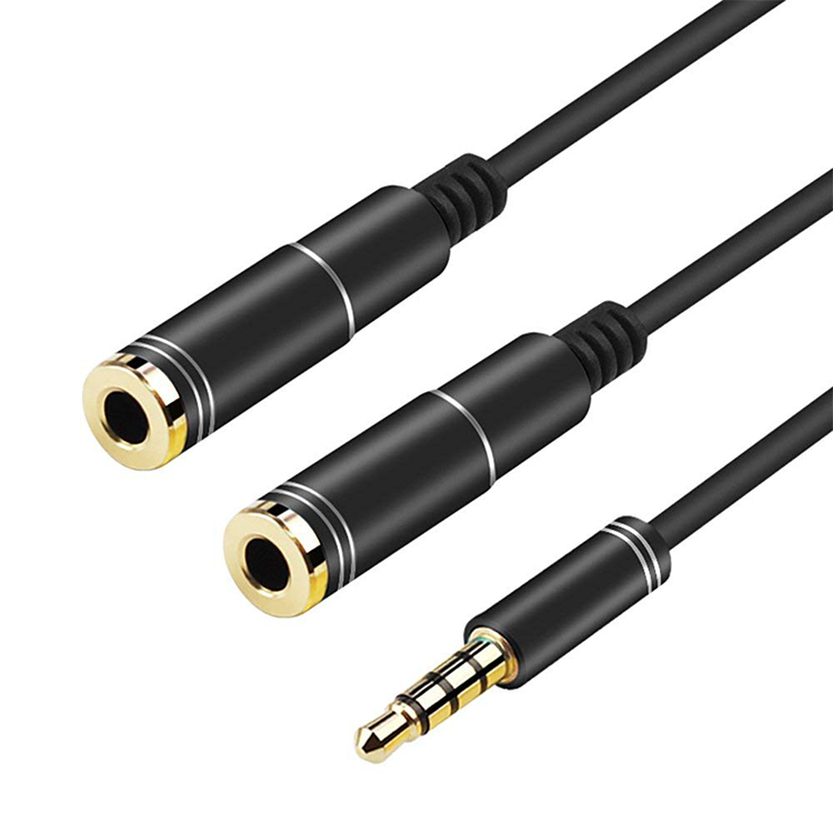 Earphone Splitter Jack - Mic 3.5Mm Y Âm Thanh Di