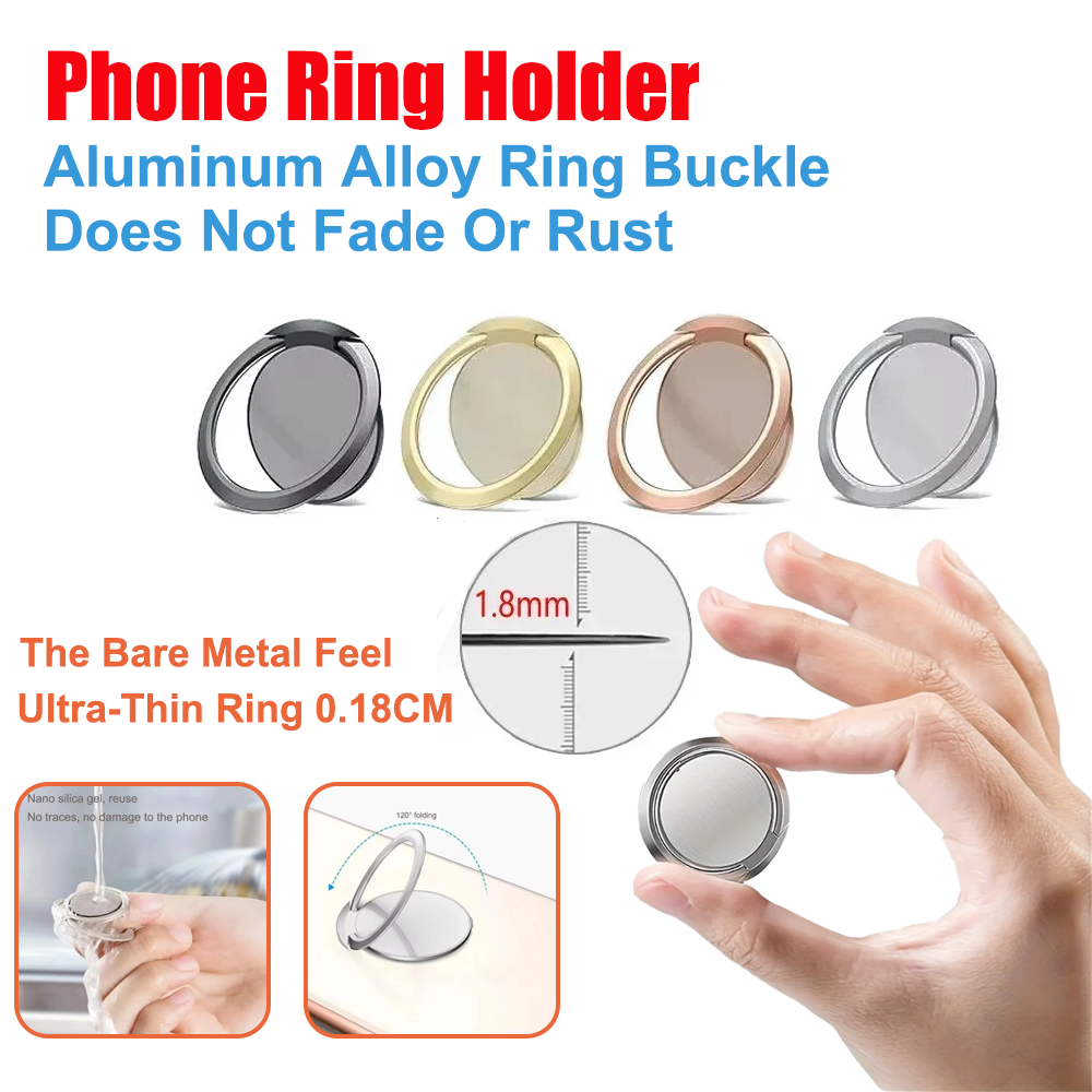 Phone Accessories Vendor - Ultra Thin Metal Ring Holder Stand