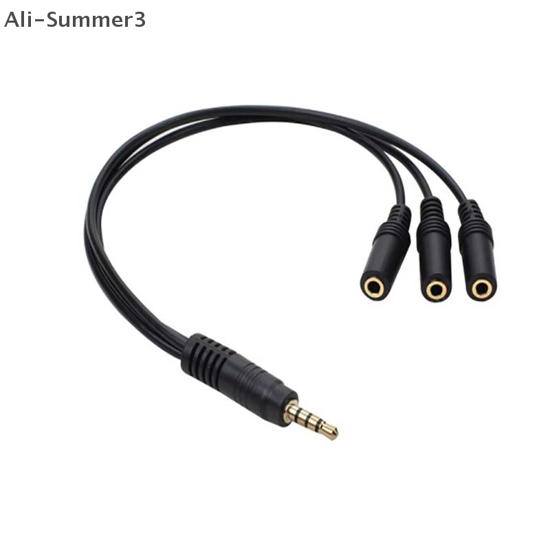 3.5mm 3 Way Port Aux Multi Hea - đánh giá và giá Earphone Splitter Jack