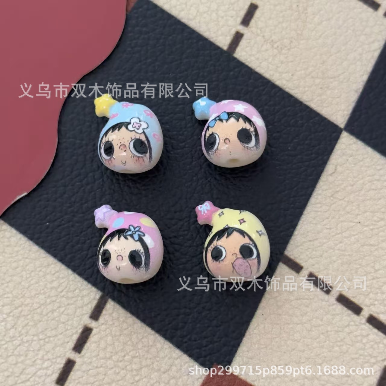 10pcs printed relief star hat  - đánh giá và giá Phone Accessories Chain