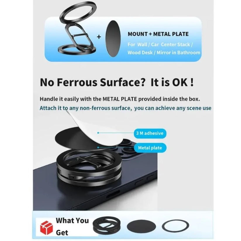 Foldable Dual Magnetic Lazy Ph - đánh giá và giá Desk Phone Stand