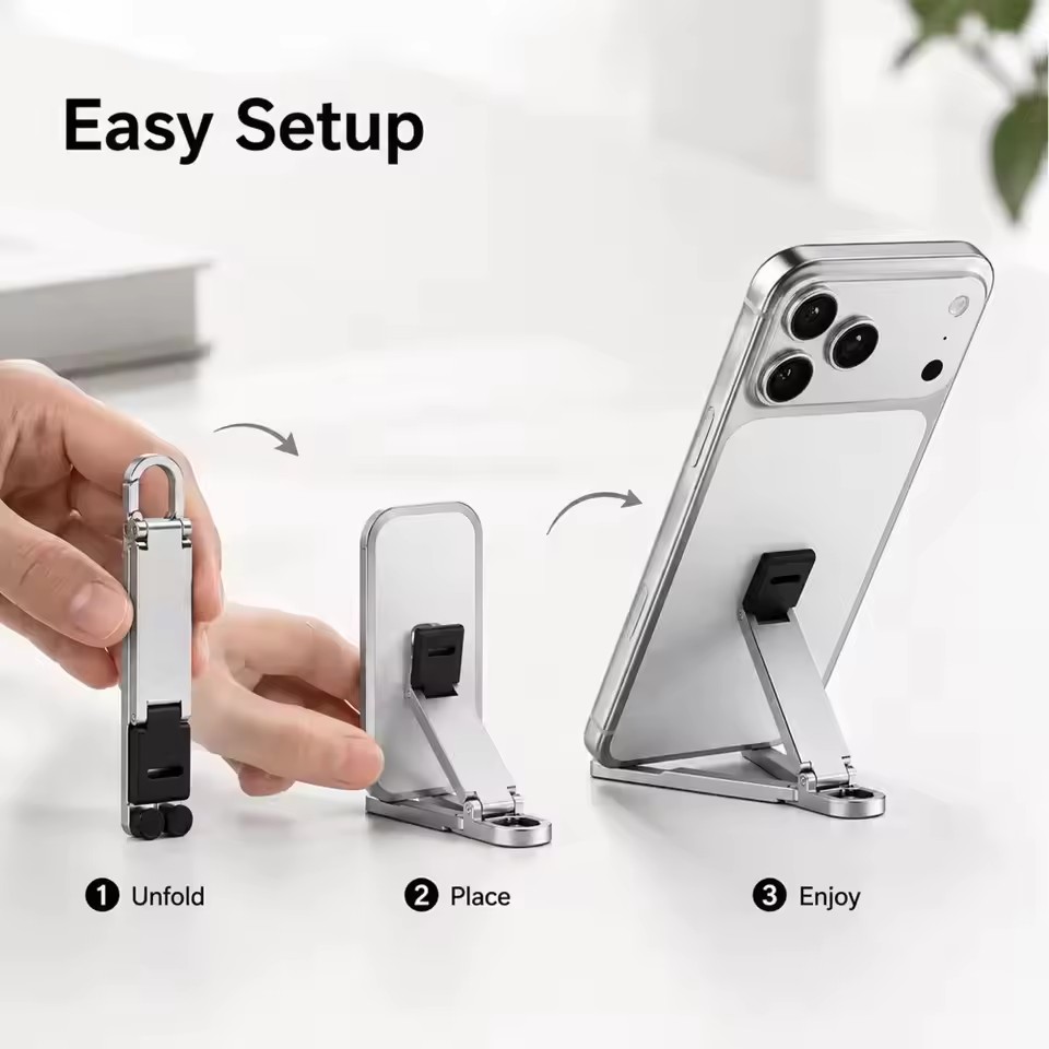 Foldable Keychain Phone Stand  - đánh giá và giá Desk Phone Stand