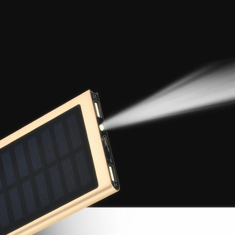 20000mAh Solar Power Bank LED  - đánh giá và giá Portable Charger 20000Mah