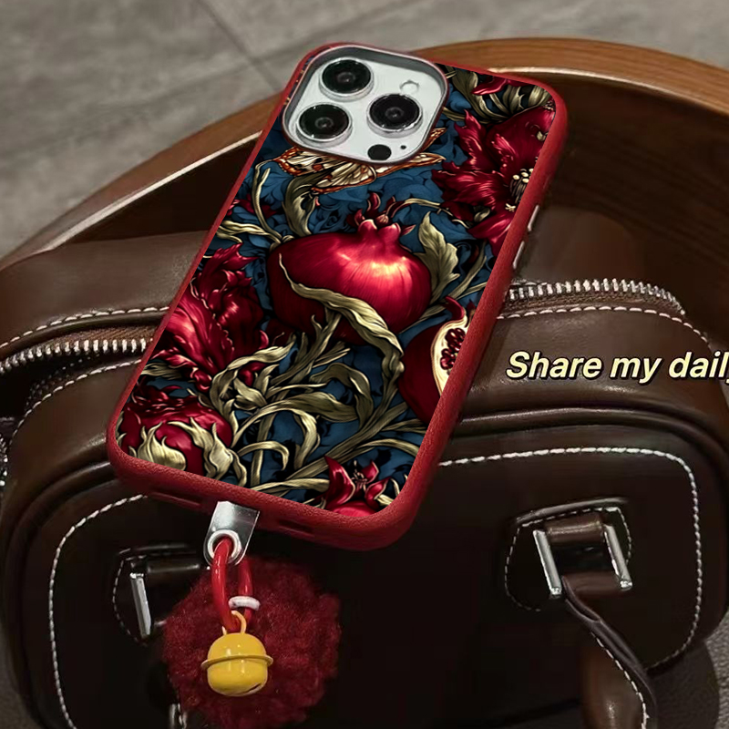 Vintage Pomegranate TPU Art Ph - đánh giá và giá Phone Accessories To Sell