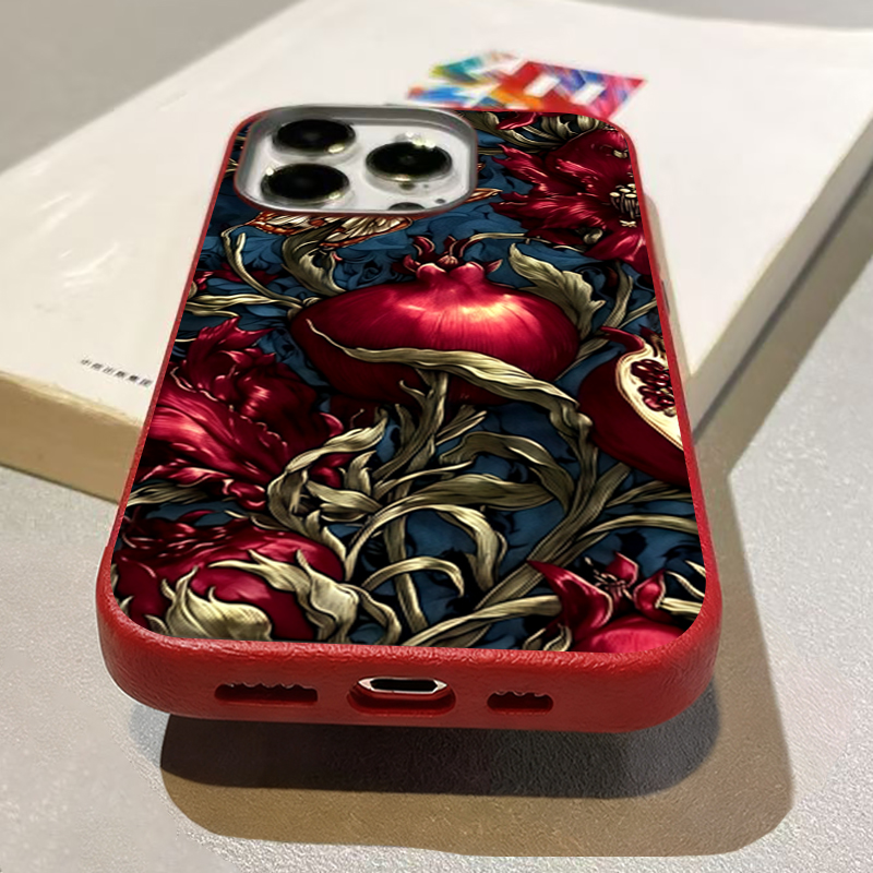 Vintage Pomegranate TPU Art Ph - đánh giá và giá Phone Accessories To Sell