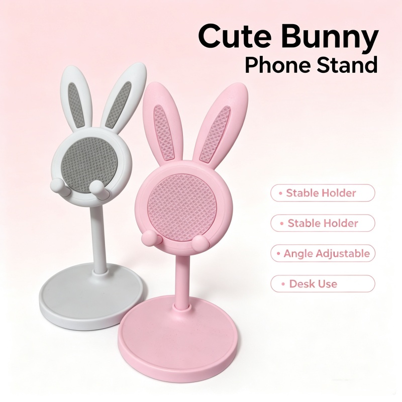 Cute Bunny Phone Stand Adjusta - đánh giá và giá Desk Phone Stand