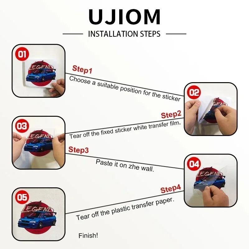 UJIOM Fern Stark Wall Sticker  - đánh giá và giá Phone Accessories Cabinet