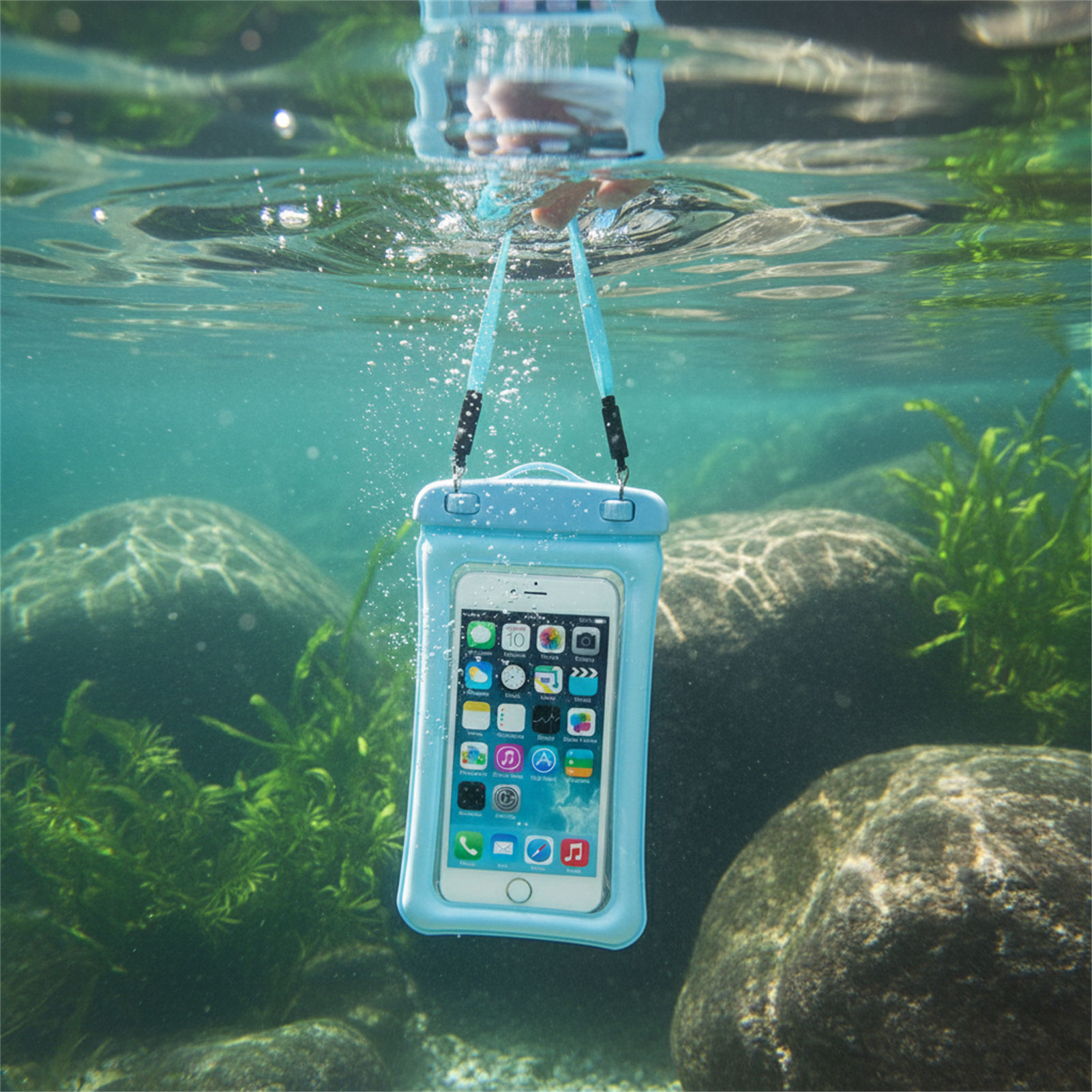 Blue Black Waterproof Phone Ba - đánh giá và giá Phone Accessories Organizer