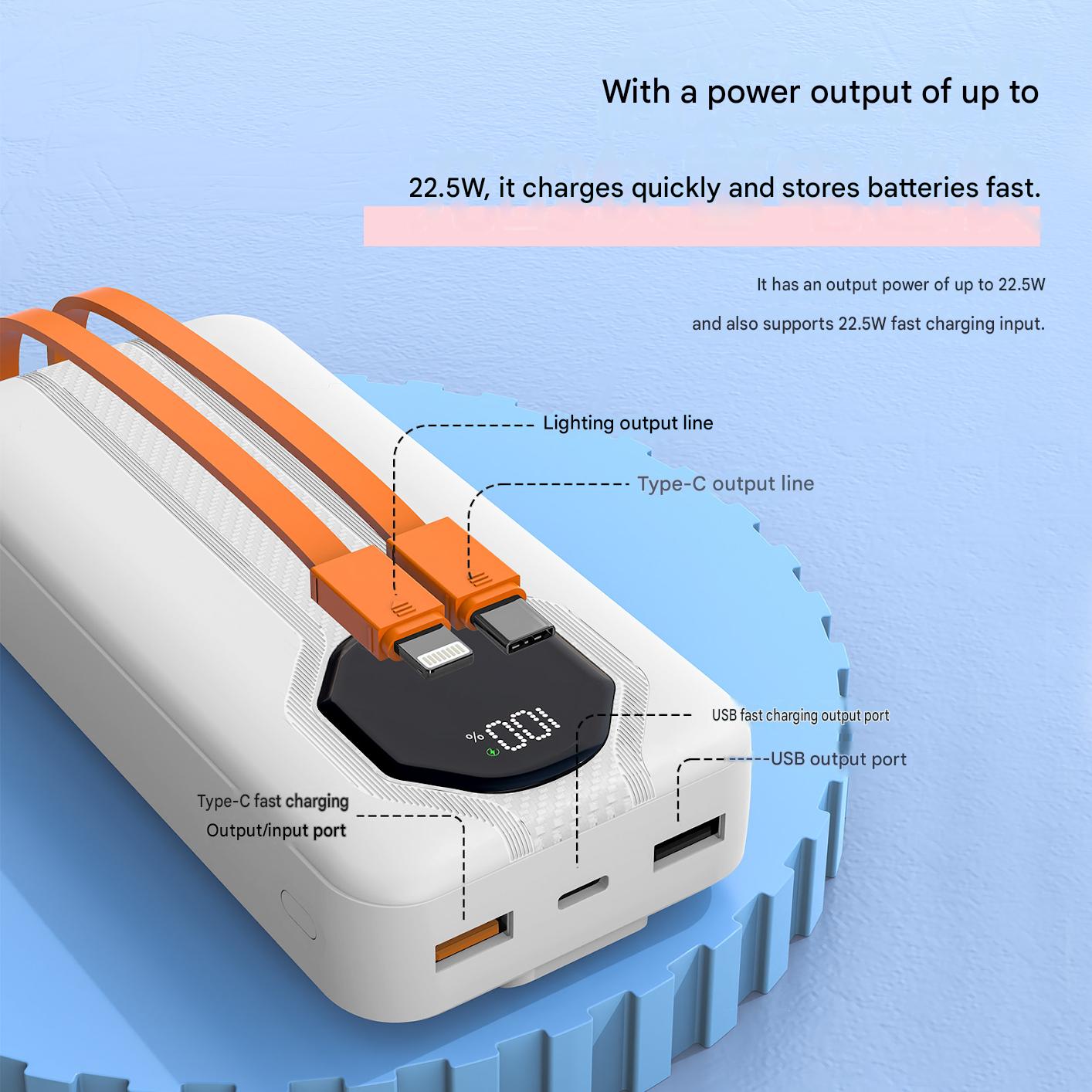 20000mAh Power Bank with Digit - đánh giá và giá Portable Charger 20000Mah
