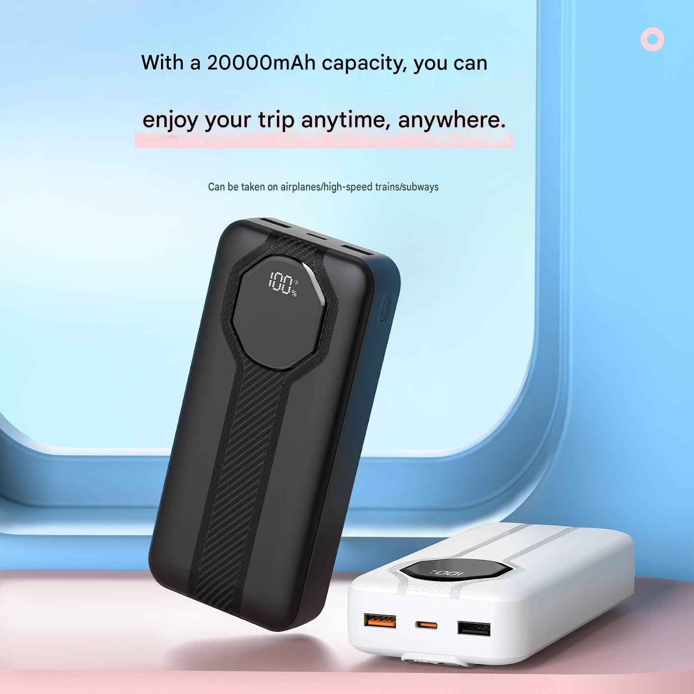 20000mAh Power Bank with Digit - đánh giá và giá Portable Charger 20000Mah