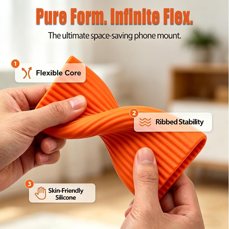 Flexible Foldable Silicone Pho - đánh giá và giá Desk Phone Stand