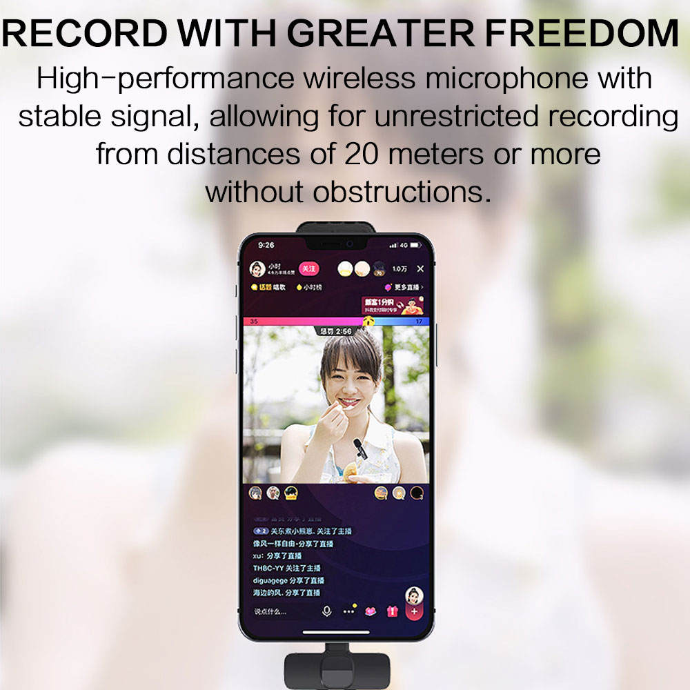 Wireless Lavalier Microphone T - đánh giá và giá Phone Accessories Iphone