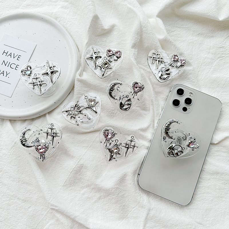 Clear Heart Phone Grip Holder  - đánh giá và giá Phone Accessories Vendor