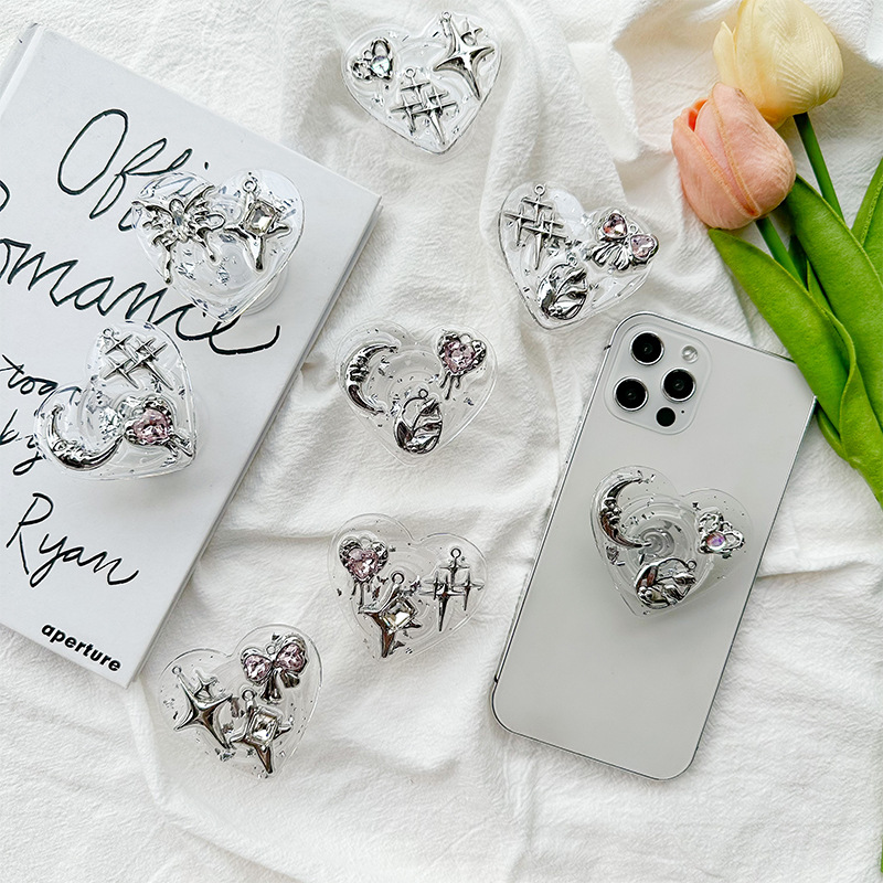 Clear Heart Phone Grip Holder  - đánh giá và giá Phone Accessories Vendor