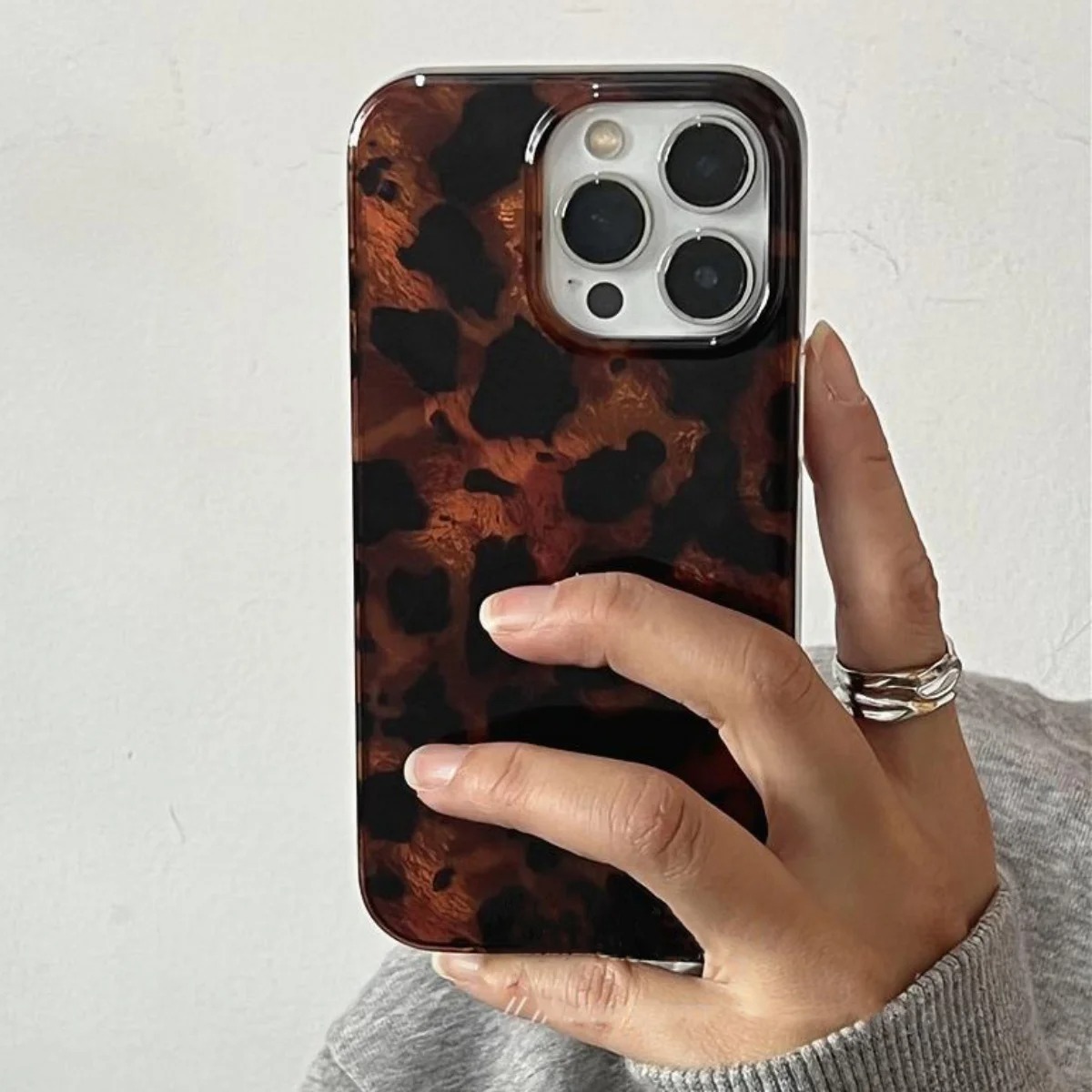 Retro Amber Texture Laser Phon - đánh giá và giá Phone Accessories Iphone