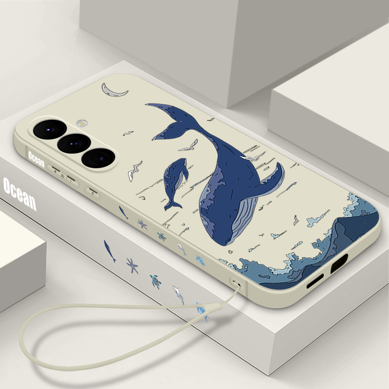 Whales Phone Case For Samsung  - đánh giá và giá Samsung Galaxy A55