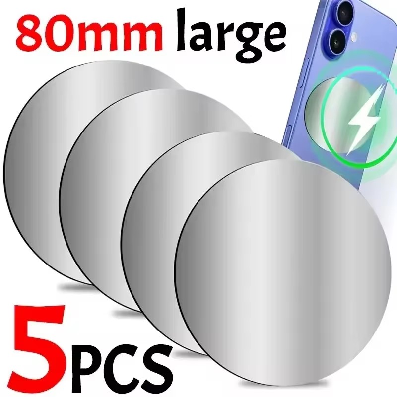 1-5PCS 8CM Magnetic Metal Plat - đánh giá và giá Phone Accessories Quotes