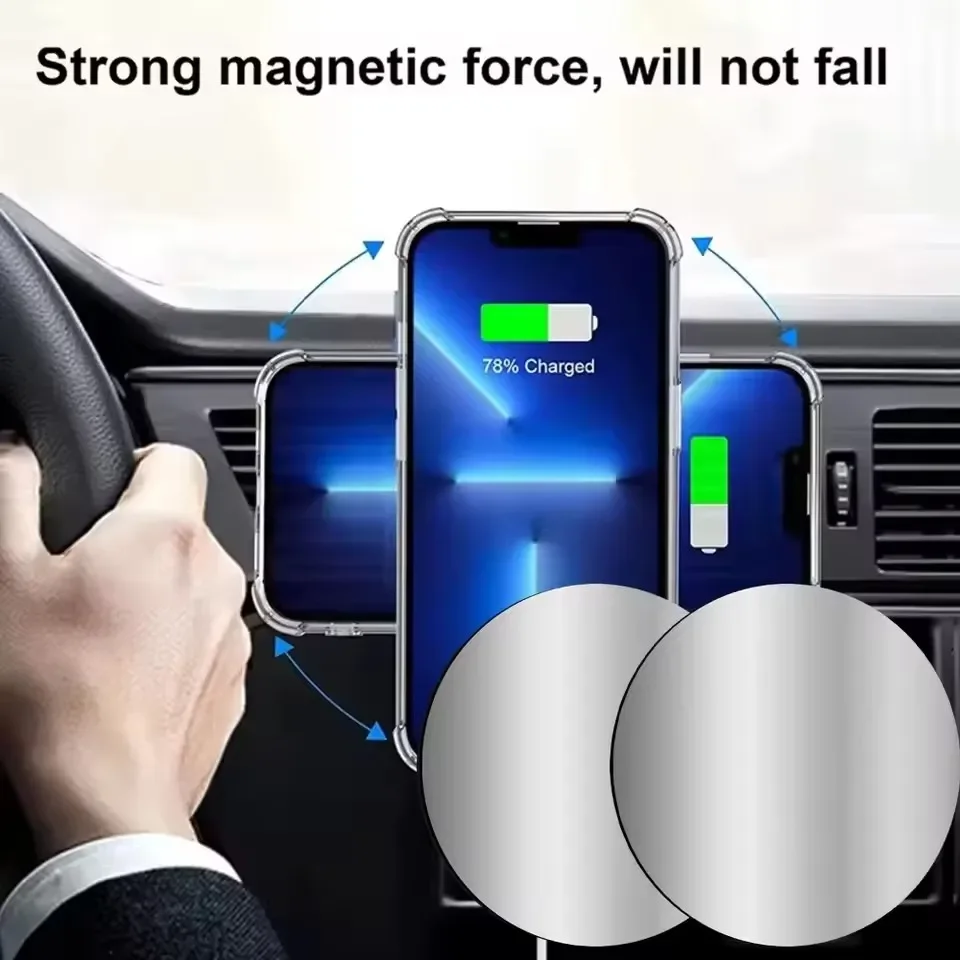 1-5PCS 8CM Magnetic Metal Plat - đánh giá và giá Phone Accessories Quotes