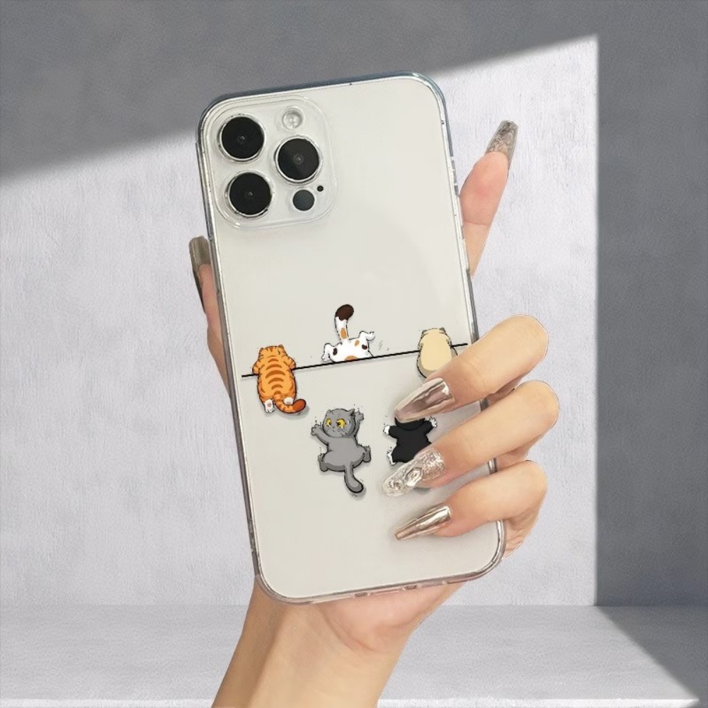 Five Cute Cat Pattern Phone Ca - đánh giá và giá Phone Accessories Iphone