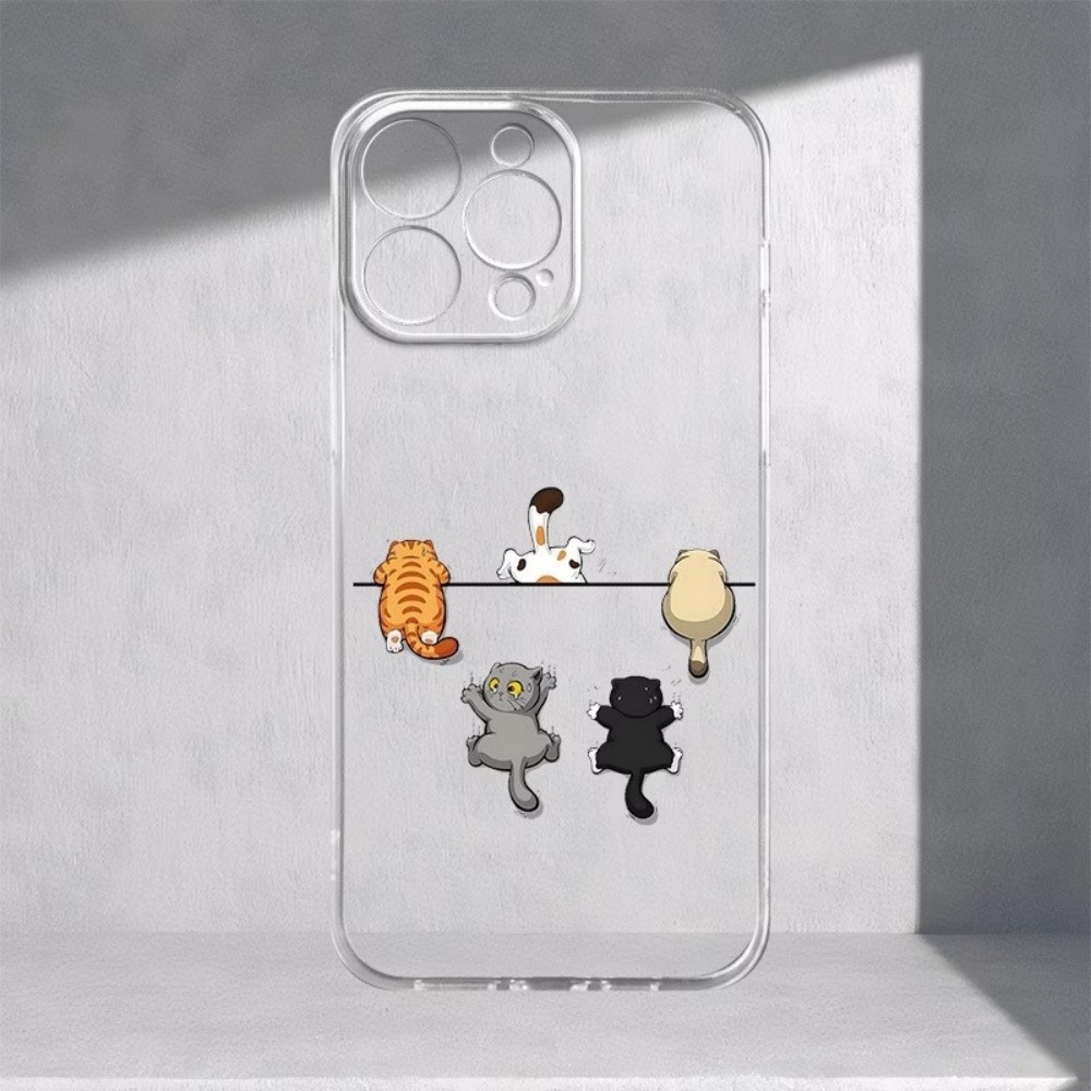 Five Cute Cat Pattern Phone Ca - đánh giá và giá Phone Accessories Iphone
