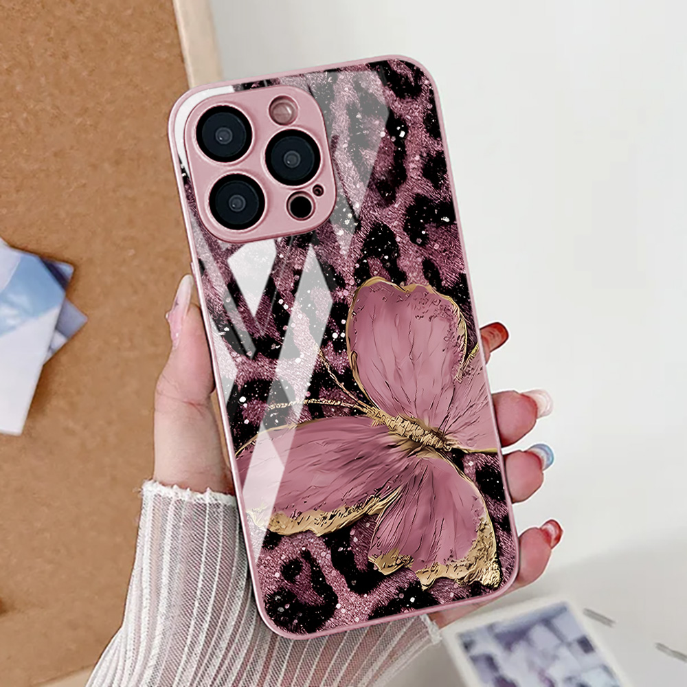 Butterfly Leopard Print Phone  - đánh giá và giá Phone Accessories To Sell