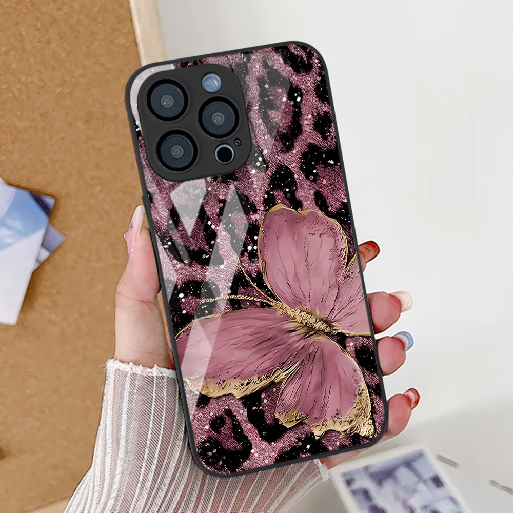 Butterfly Leopard Print Phone  - đánh giá và giá Phone Accessories To Sell
