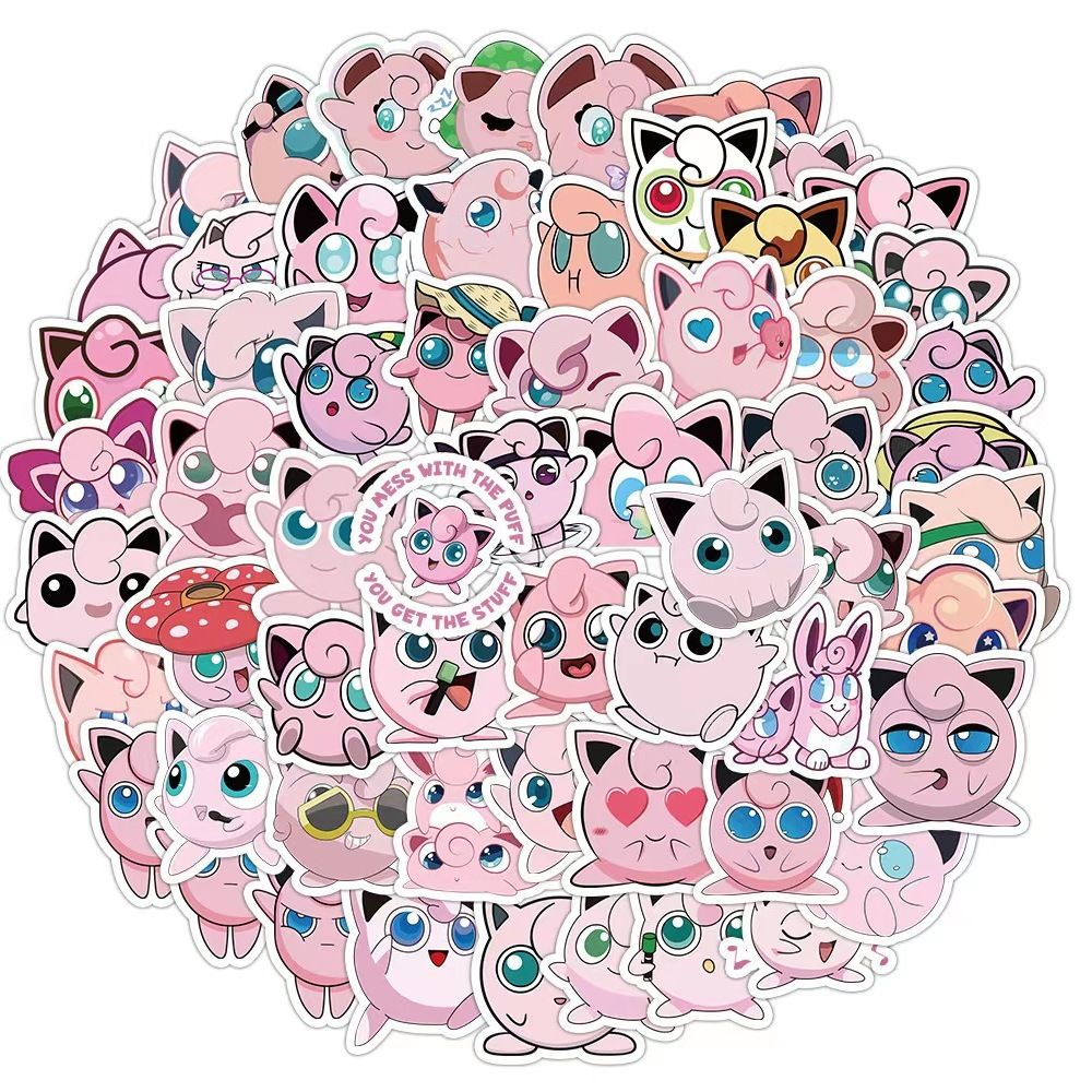 Pokémon 50 Cute Jigglypuff Sti - đánh giá và giá Phone Accessories Quotes