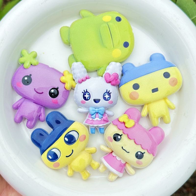 45mm Cartoon Tamagotchi double - đánh giá và giá Phone Accessories Chain