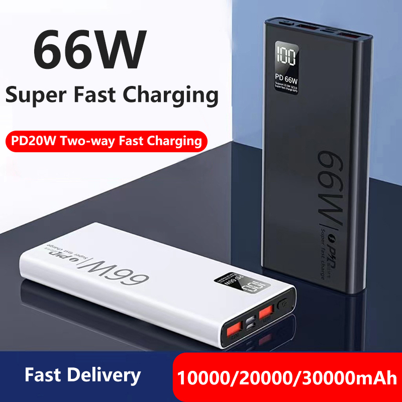 20000mAh 66W Fast Charger Powe - đánh giá và giá Portable Charger 20000Mah