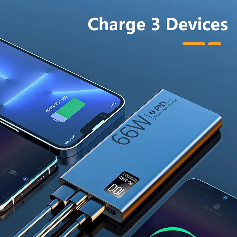 20000mAh 66W Fast Charger Powe - đánh giá và giá Portable Charger 20000Mah