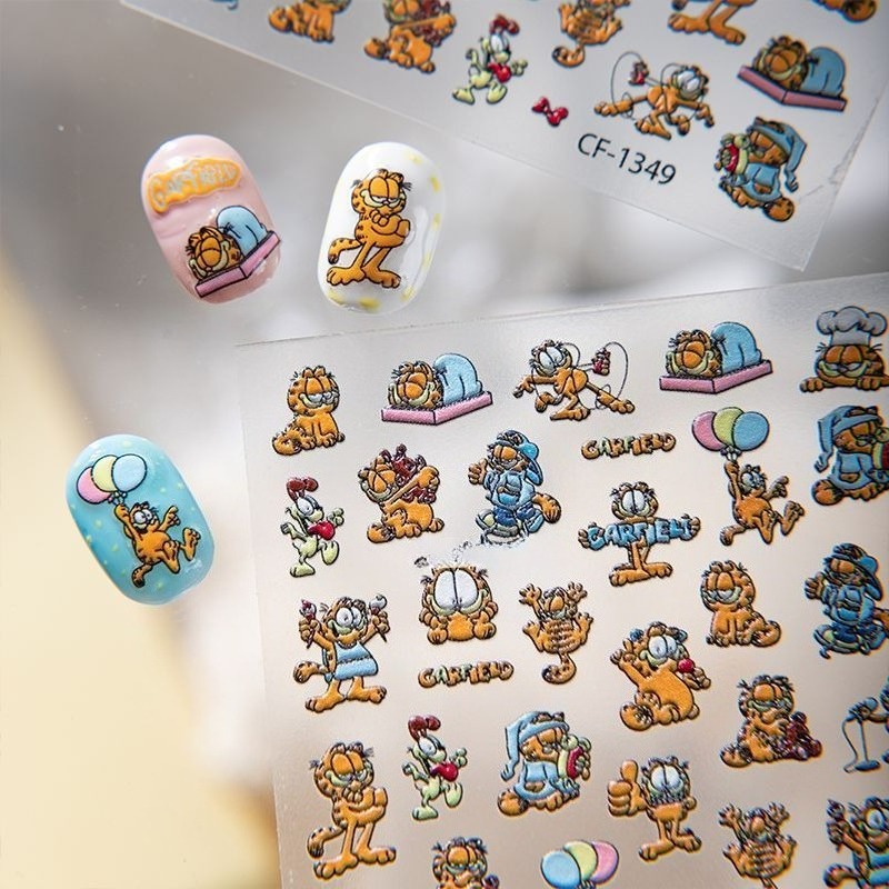 New Garfield Nail Art Stickers - đánh giá và giá Phone Accessories Quotes
