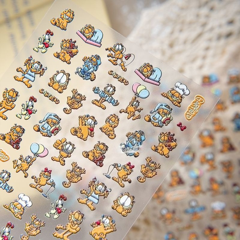 New Garfield Nail Art Stickers - đánh giá và giá Phone Accessories Quotes