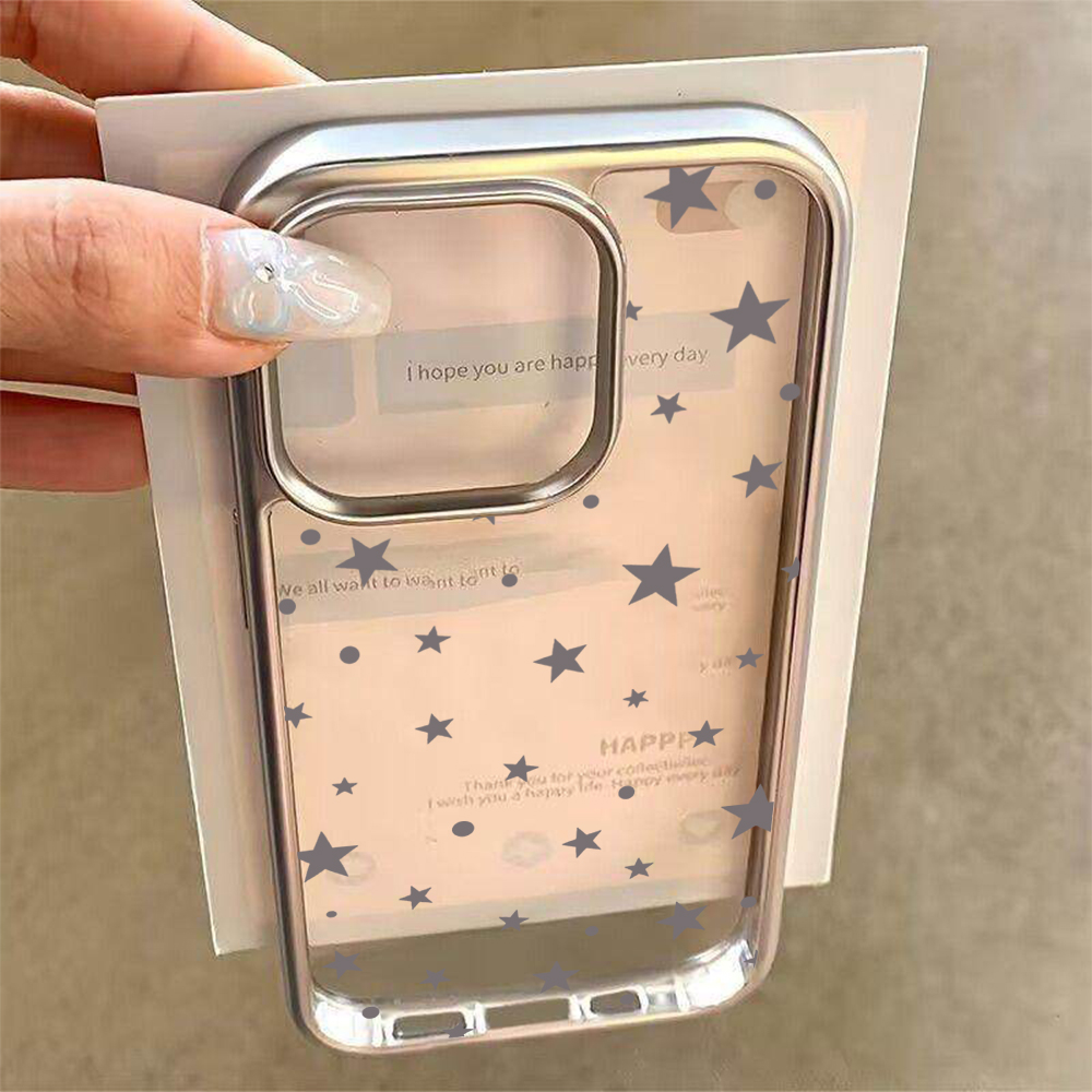Y2K Stars Fashion Clear Cases  - đánh giá và giá Phone Accessories Iphone