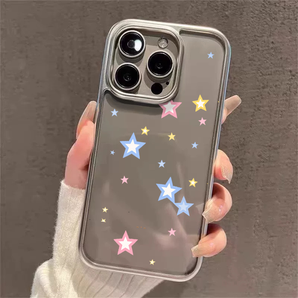 Y2K Stars Fashion Clear Cases  - đánh giá và giá Phone Accessories Iphone