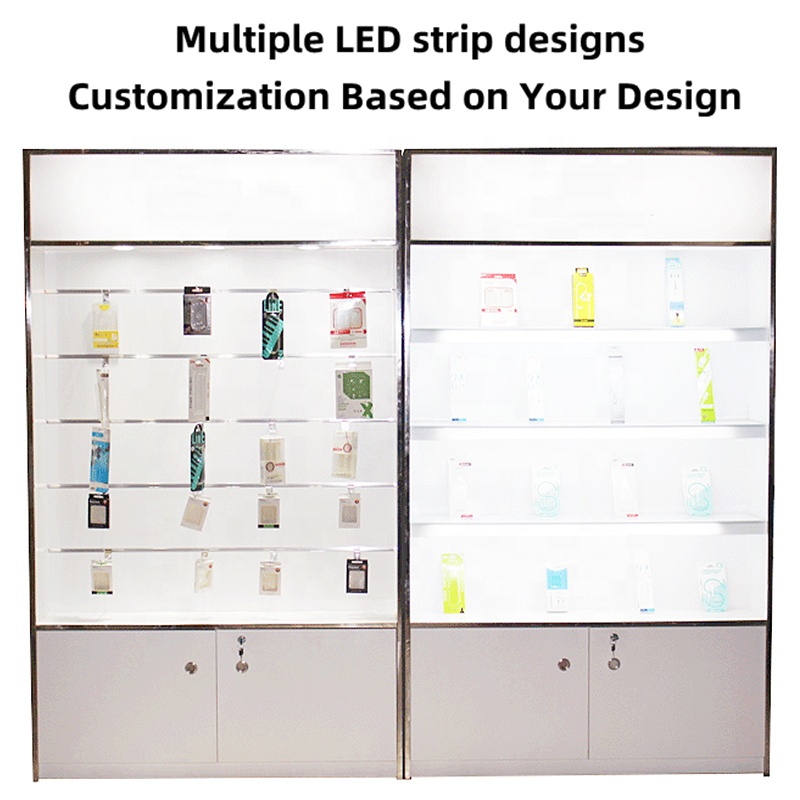 Custom Modern Boutique Display - đánh giá và giá Phone Accessories Cabinet