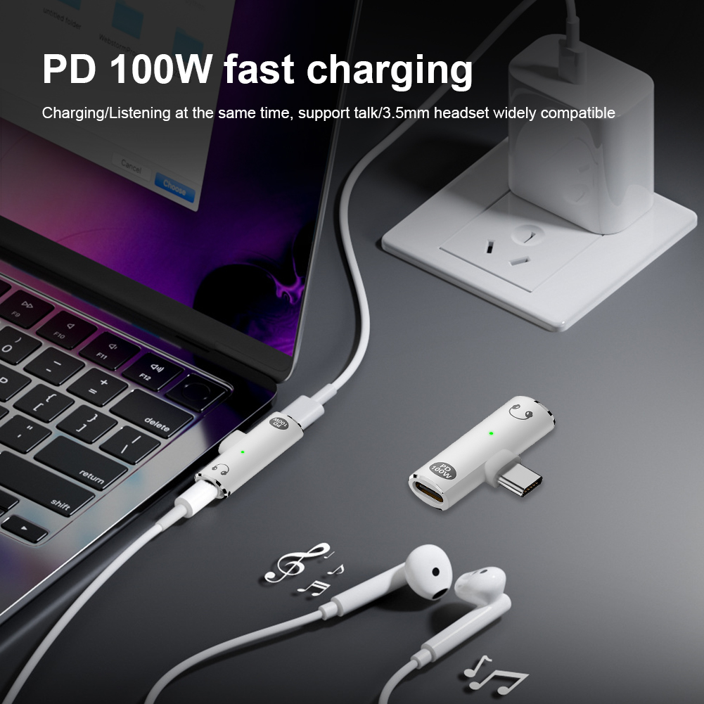 2 in 1 Audio Aux Adapter PD 10 - đánh giá và giá Earphone Splitter Jack